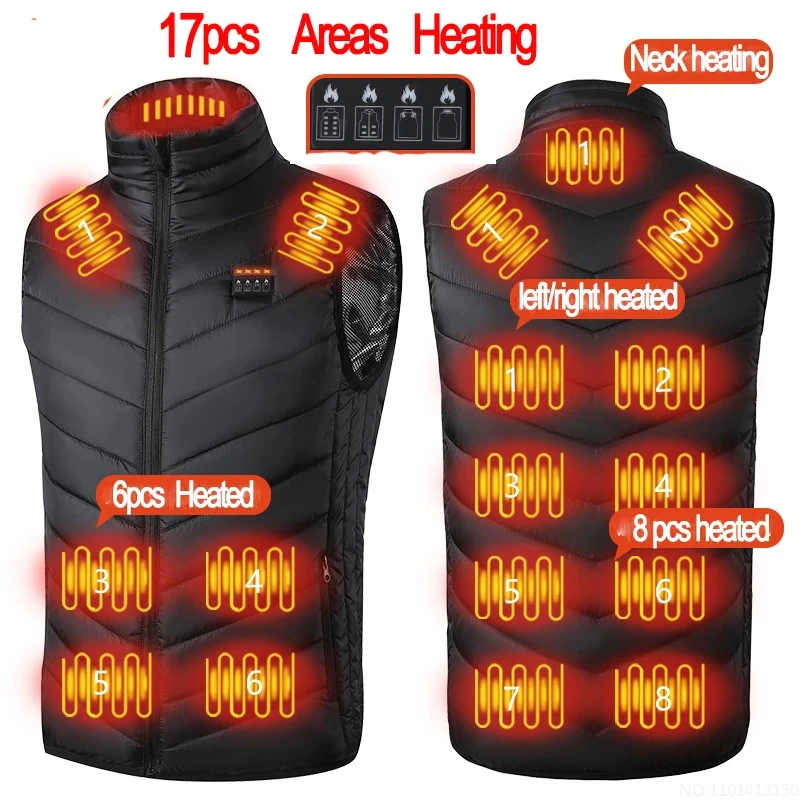 Manteau chaud Gilet de corps chauffant thermique