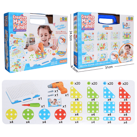 Jeu Montessori pour enfants pour la créativité et la logique