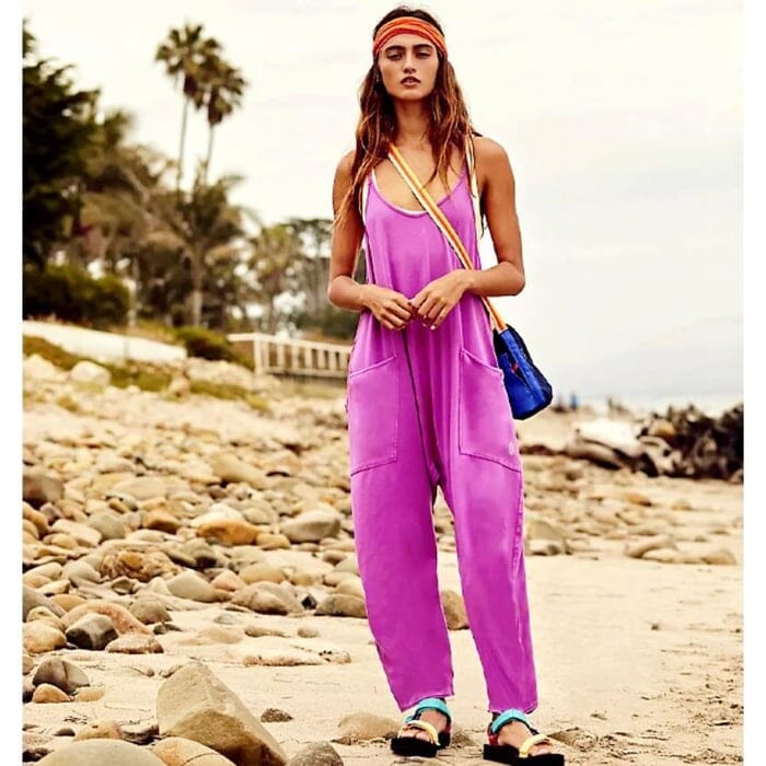 PocketVJumpsuit Combinaison minimaliste élégante