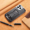 Porte-cartes magnétique Etui cuir pour Iphone
