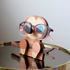 Porte-lunettes Minimals fait main avec motif d'animaux mignons