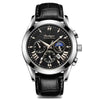 Montre de luxe avec bracelet en cuir