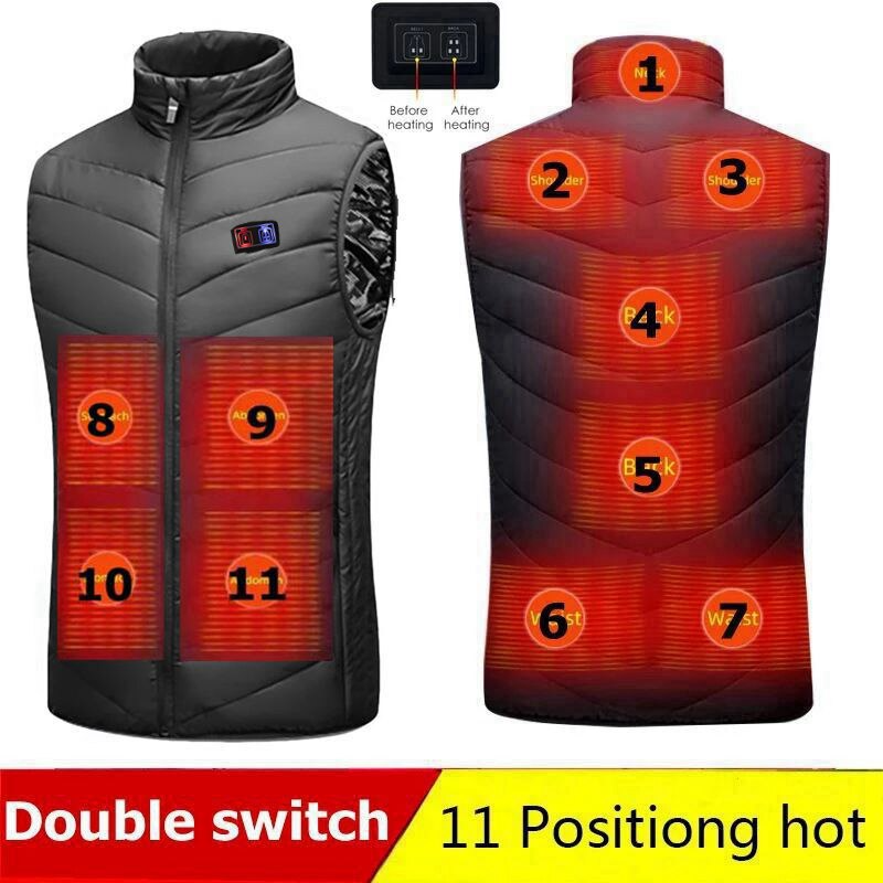Manteau chaud Gilet de corps chauffant thermique