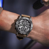 Montre chronographe à cadran et quartz