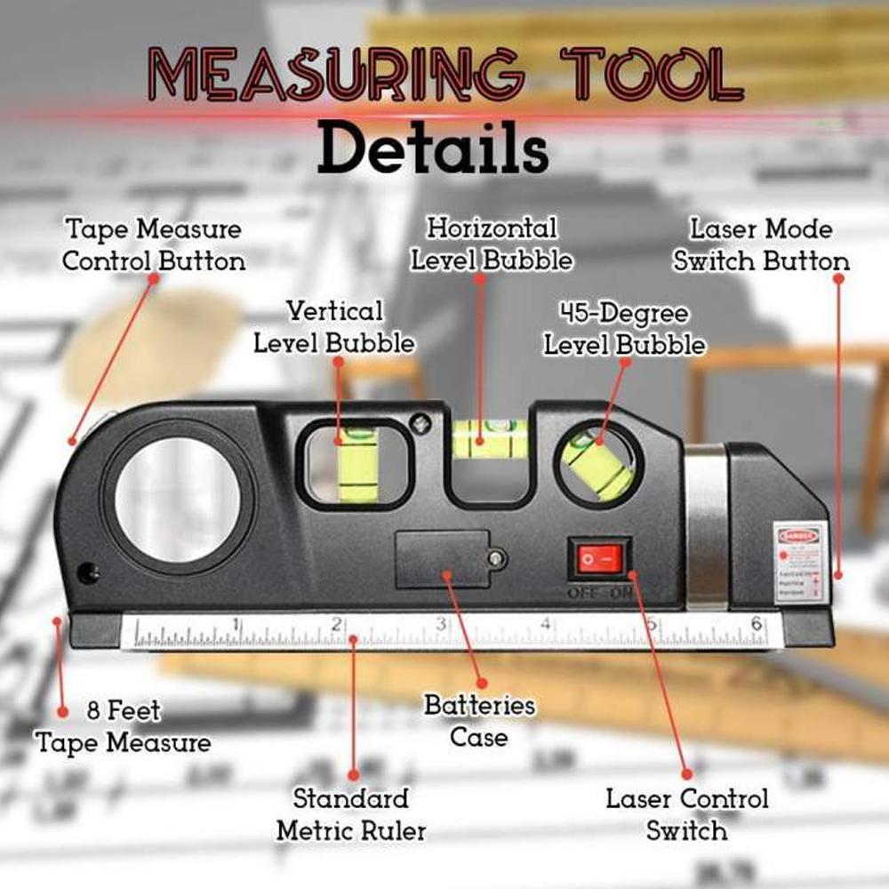 Instrument de mesure laser Handy Laser 4-en-1