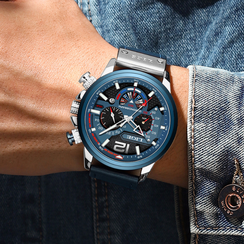 Montre militaire durable à quartz