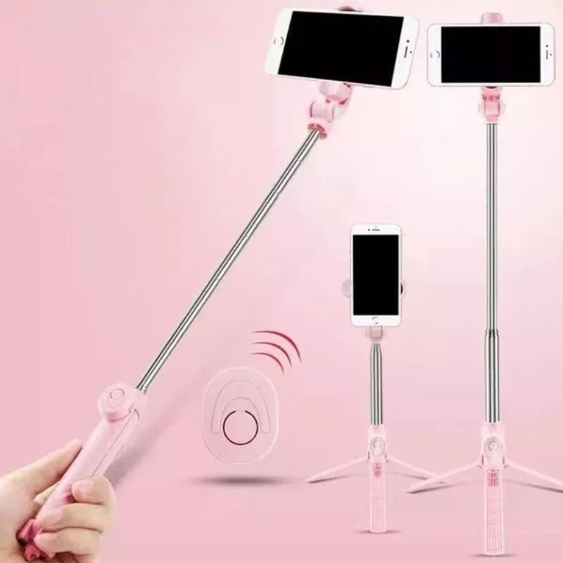 Selfie Pro | Support de téléphone portable sans fil Bluetooth 6-en-1