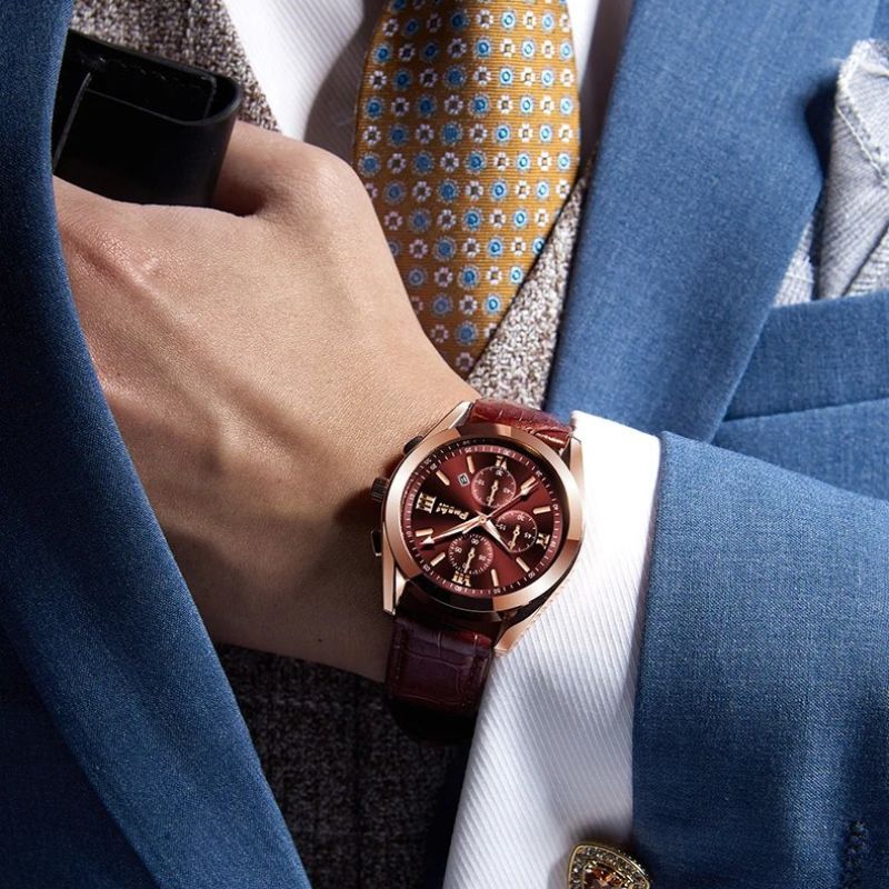 Montre à quartz pour hommes