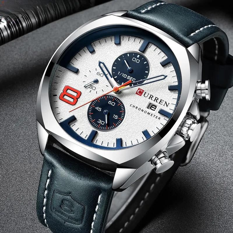 Montre militaire étanche à chronographe de sport