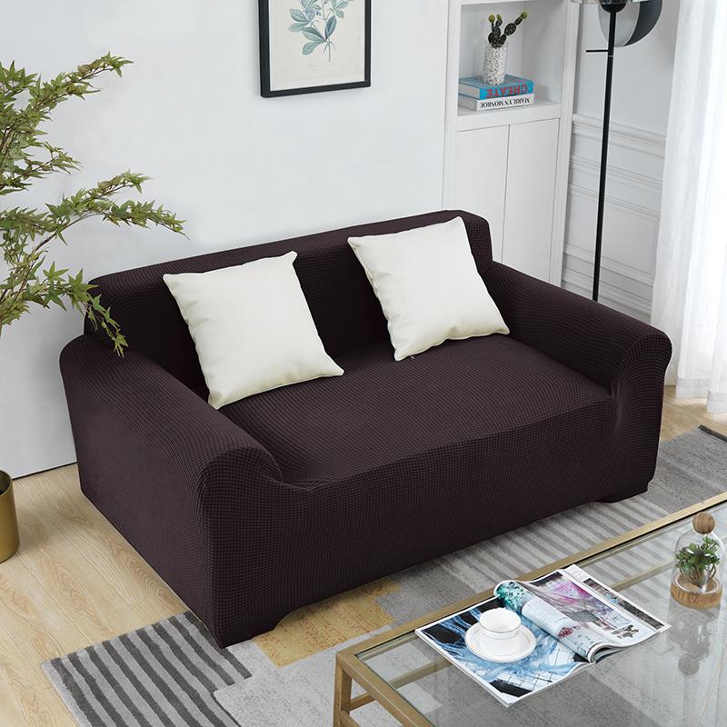 Housse de canapé élastique moderne de forme géométrique