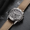 Montre chronographe à cadran et quartz