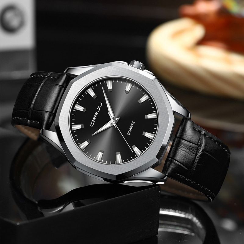 Montre à quartz minimaliste et décontractée
