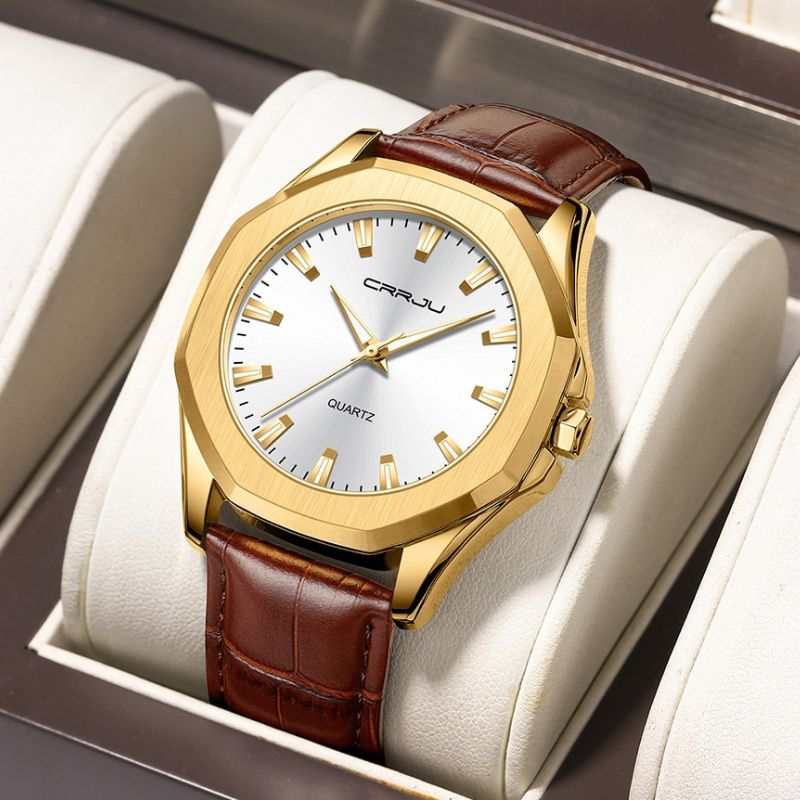 Montre à quartz minimaliste et décontractée