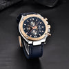 Montre chronographe sport multifonction à quartz