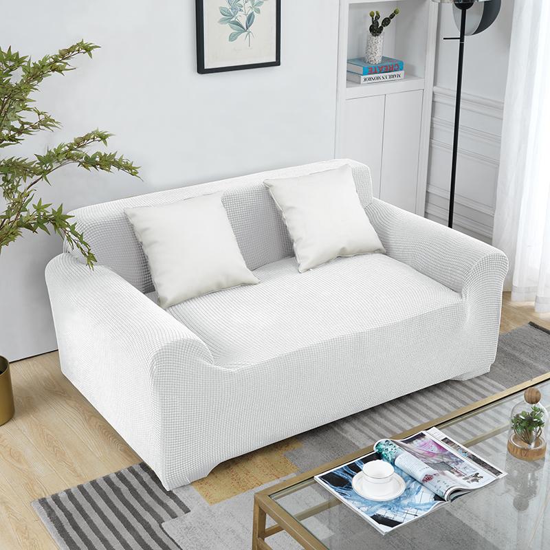 Housse de canapé élastique moderne de forme géométrique