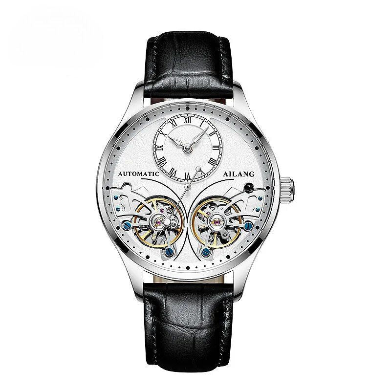 Montre mécanique lumineuse à double tourbillon