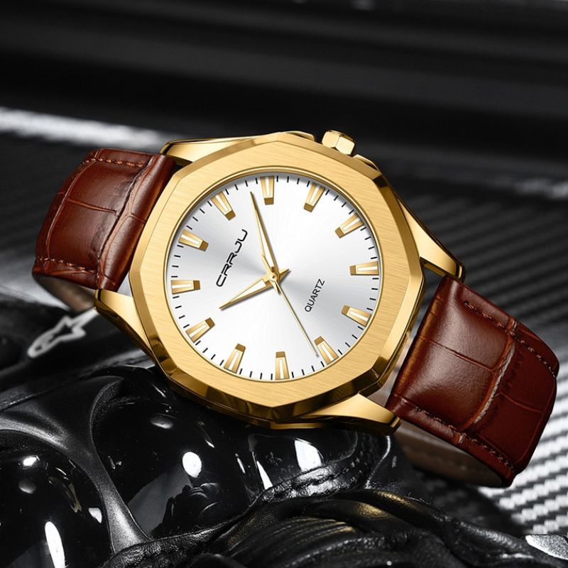 Montre à quartz minimaliste et décontractée