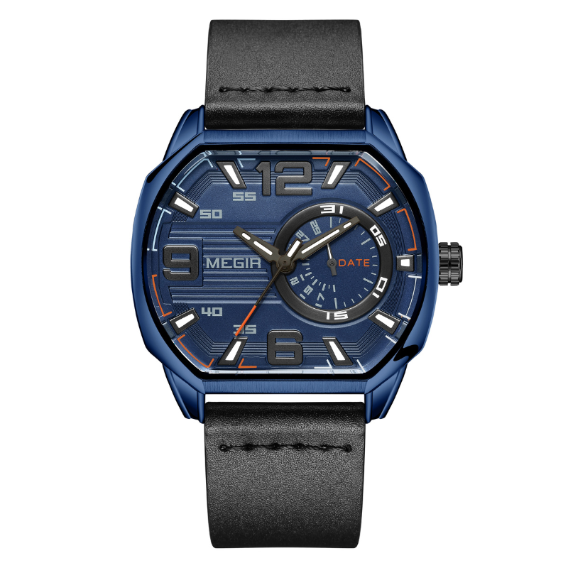 Montre de sport en cuir de première qualité