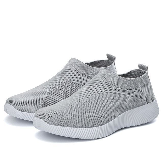 Chaussures de marche gaufrées en cristal pour femmes