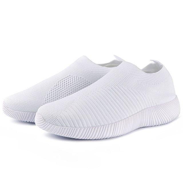 Chaussures de marche gaufrées en cristal pour femmes