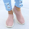 Chaussures de marche gaufrées en cristal pour femmes