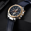 Montre chronographe sport multifonction à quartz