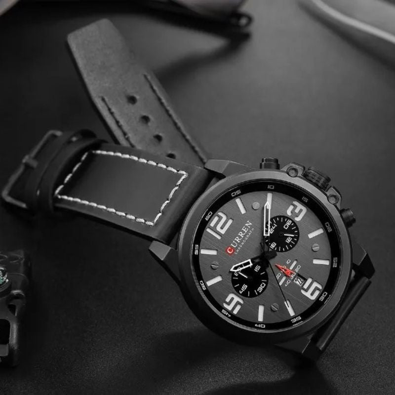 Montre à quartz mode et décontractée