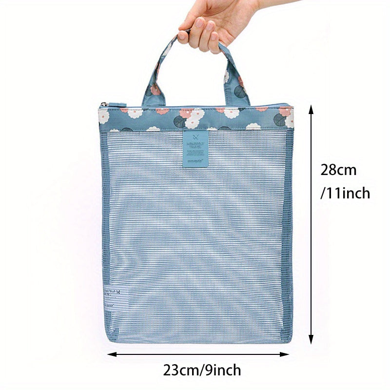 Sac de transport en maille transparente