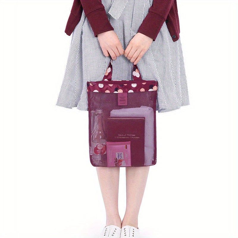Sac de transport en maille transparente