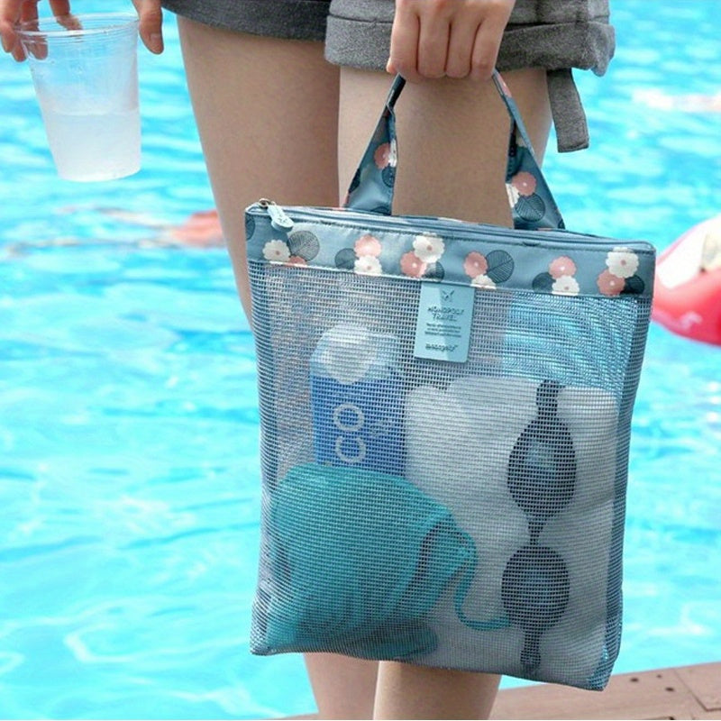 Sac de transport en maille transparente