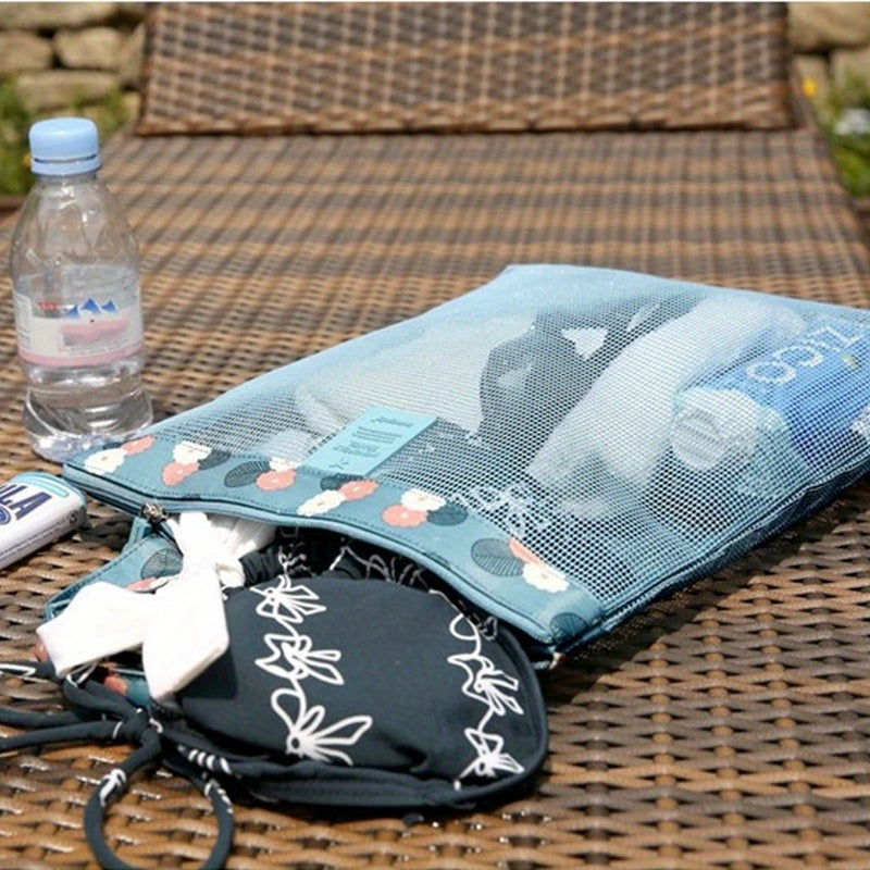 Sac de transport en maille transparente