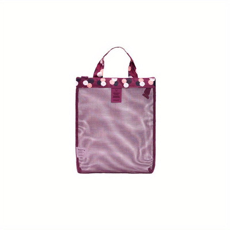 Sac de transport en maille transparente
