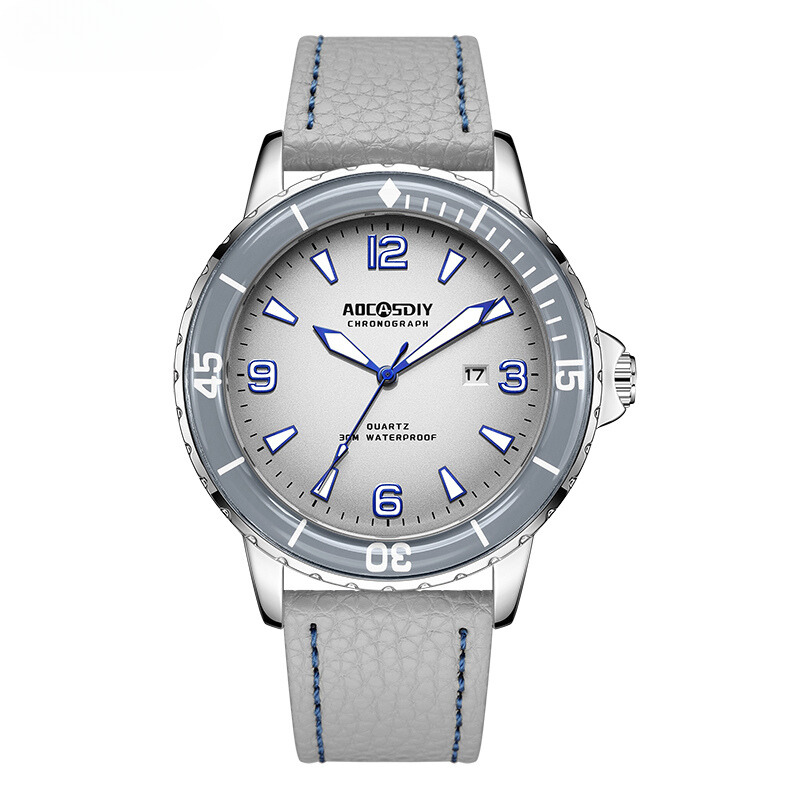 Montre casual à bracelet en cuir