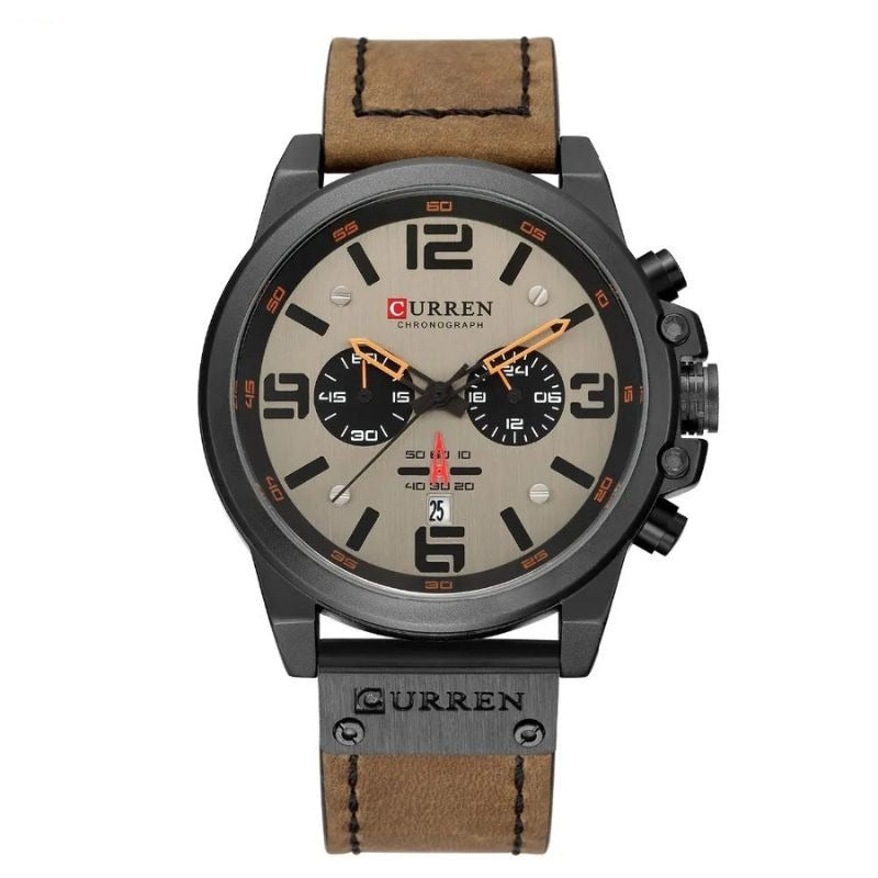 Montre à quartz mode et décontractée