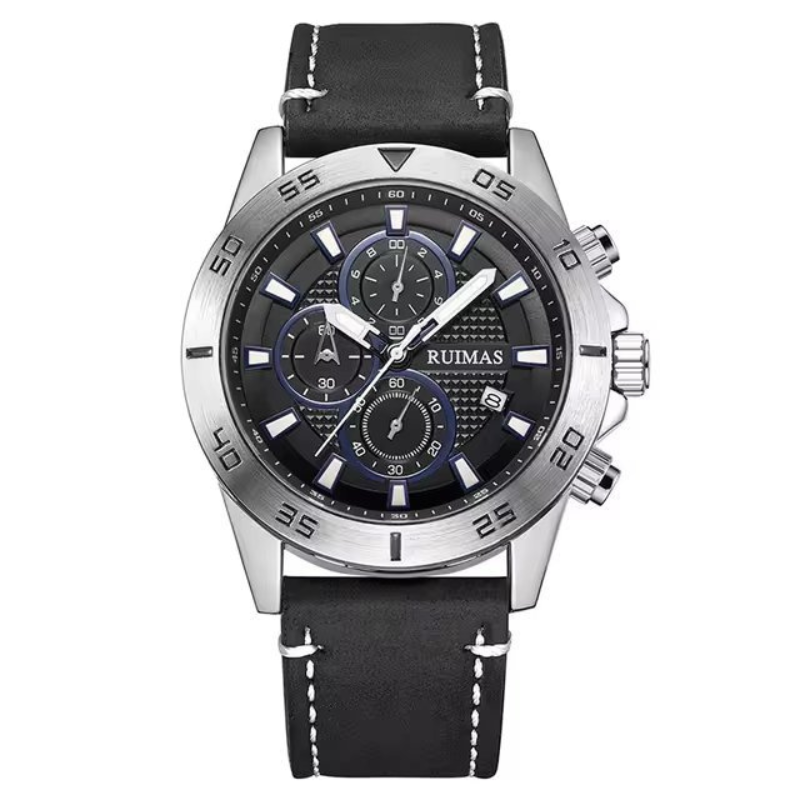 Montre chronographe à cadran et quartz
