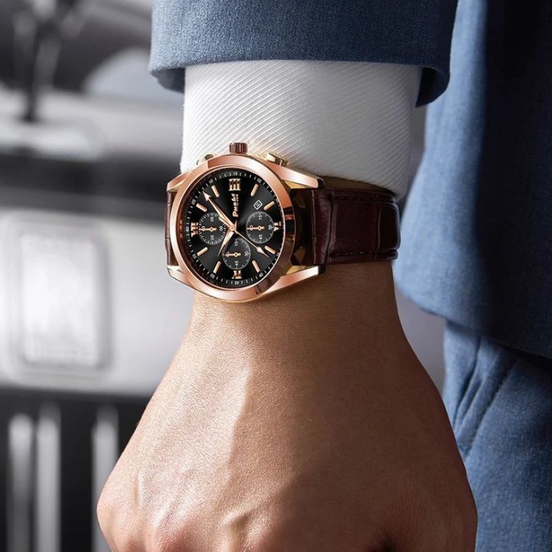Montre à quartz pour hommes