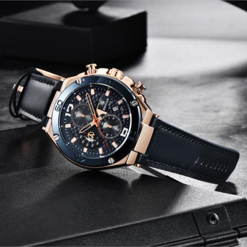 Montre chronographe sport multifonction à quartz