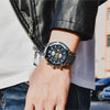 Montre chronographe sport multifonction à quartz