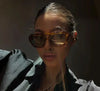 Lunettes de soleil vintage à monture carrée pour femmes
