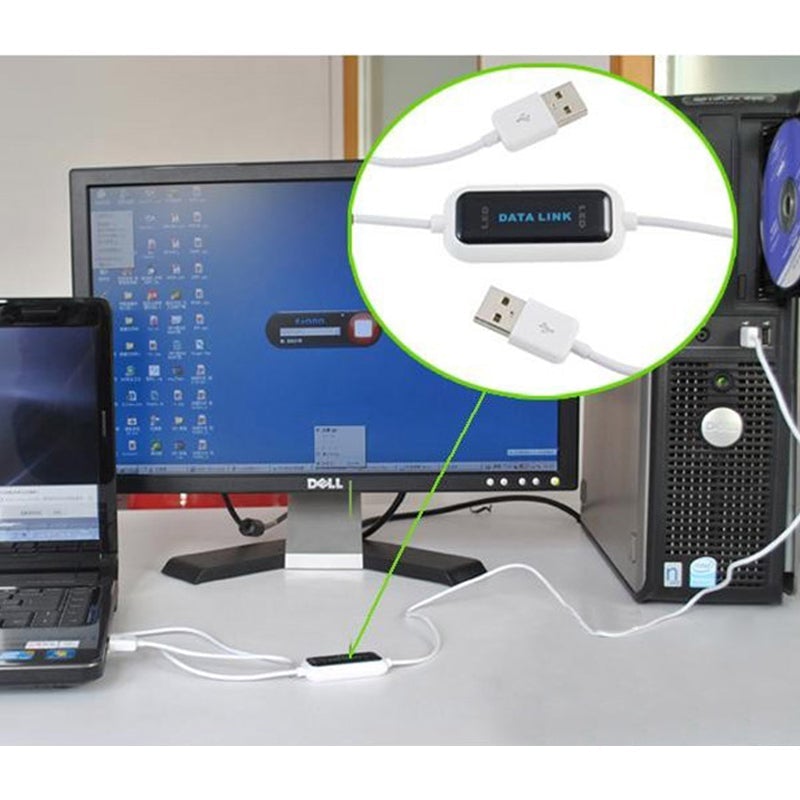 Câble de transfert USB compact de PC à PC