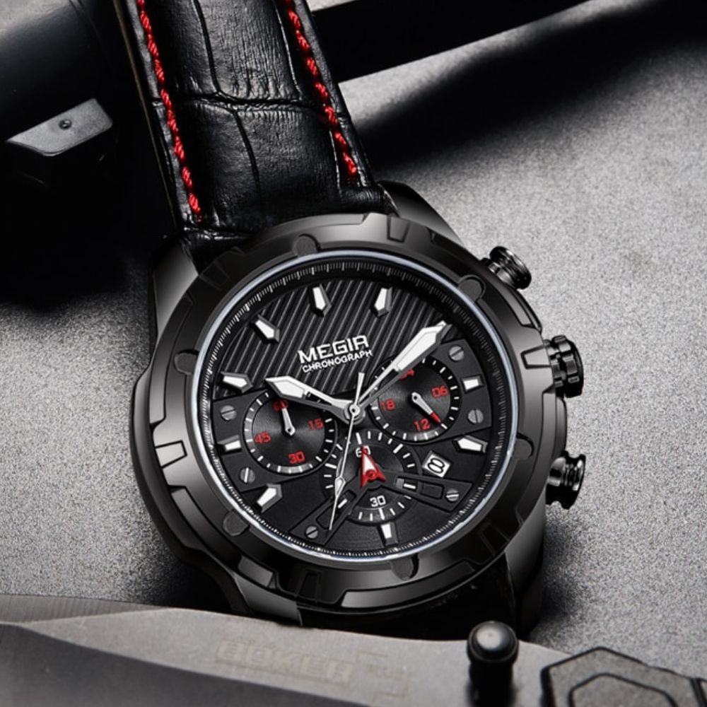 Montre militaire de luxe à chronographe pour le sport