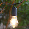 Lampe rétro pour camping extérieur Crochet de suspension Type-C rechargeable