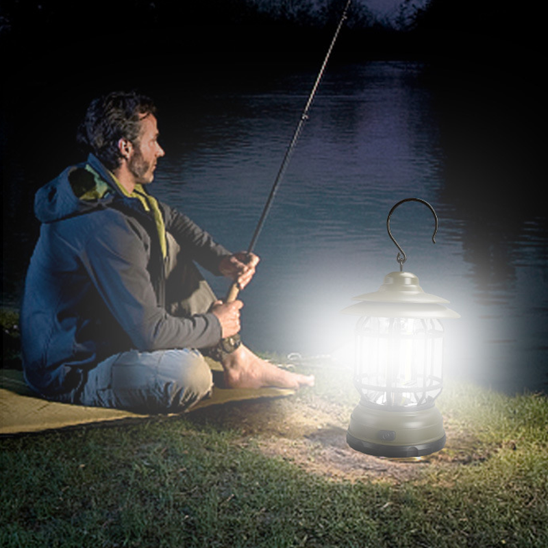 LAMPY Lampe de camping rétro portable