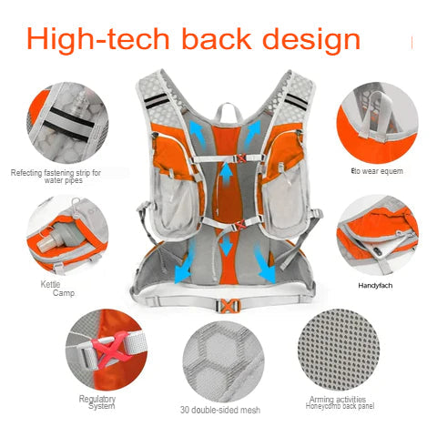 Franch Outdoor Lightweight and Breathable Backpack (Sac à dos léger et respirant pour l'extérieur)