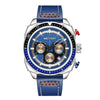 Montre à quartz de luxe, étanche, à chronographe et à sport