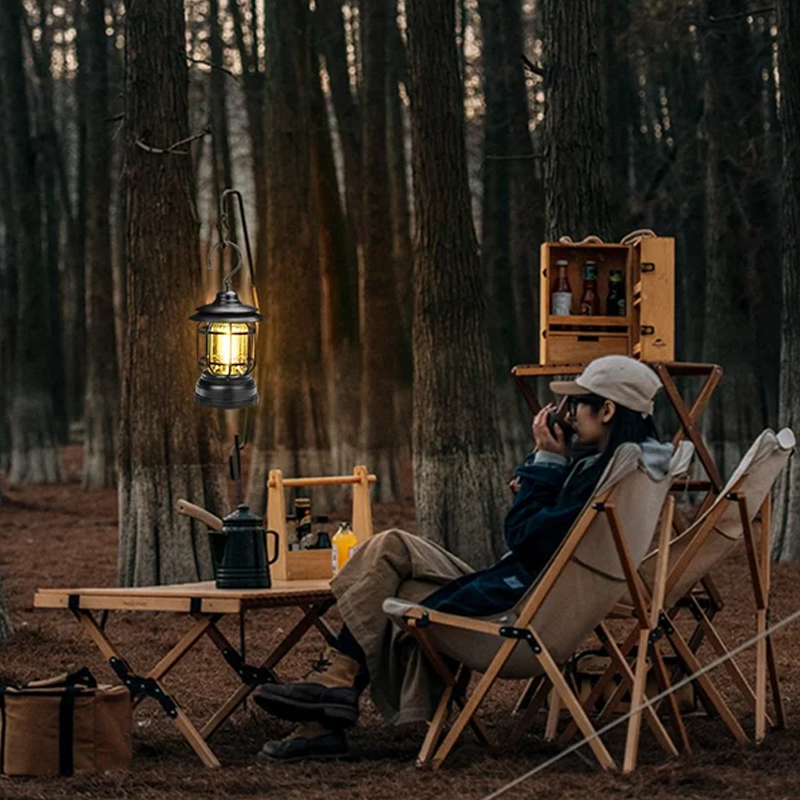 LAMPY Lampe de camping rétro portable