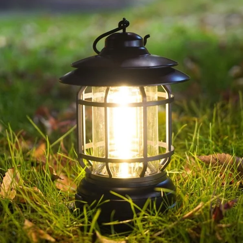 LAMPY Lampe de camping rétro portable