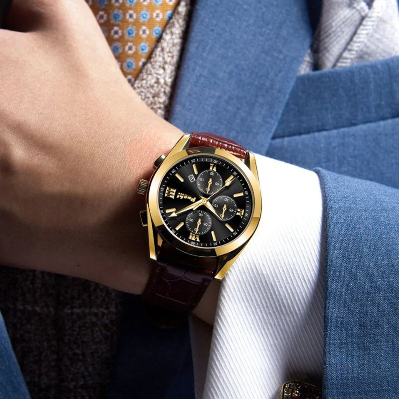 Montre à quartz pour hommes