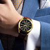 Montre à quartz pour hommes