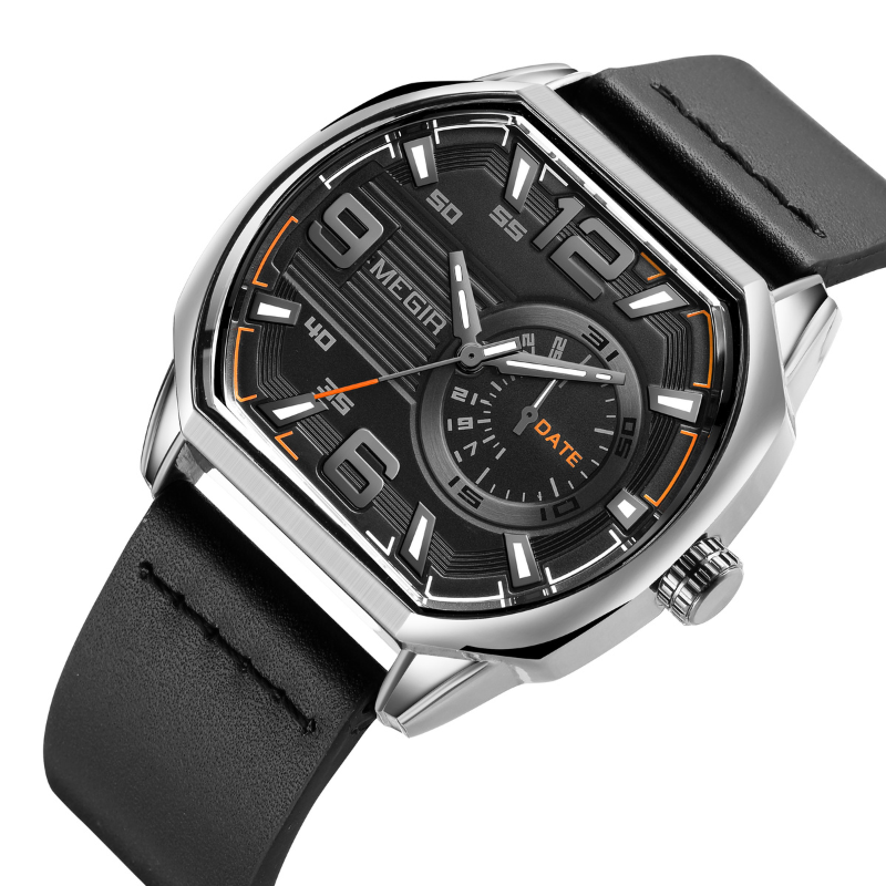 Montre de sport en cuir de première qualité